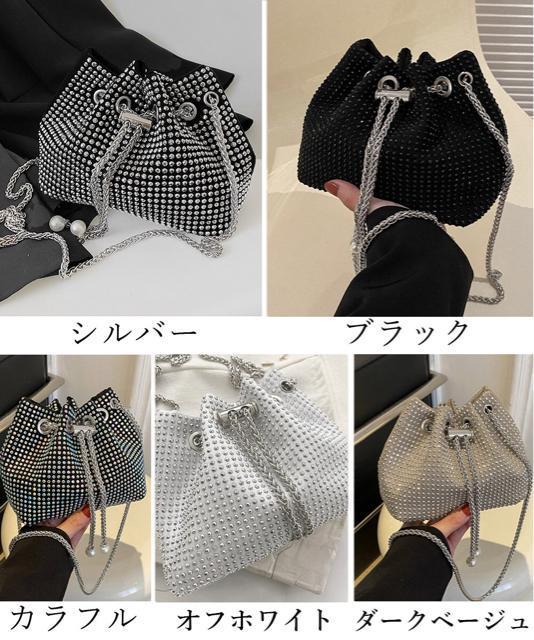 送料無料 新品 キラキラ 巾着バッグ チェーンミニバッグ < 女性ファッション  送料無料 新品 キラキラ 巾着バッグ チェーンミニバッグ < 女性ファッションの