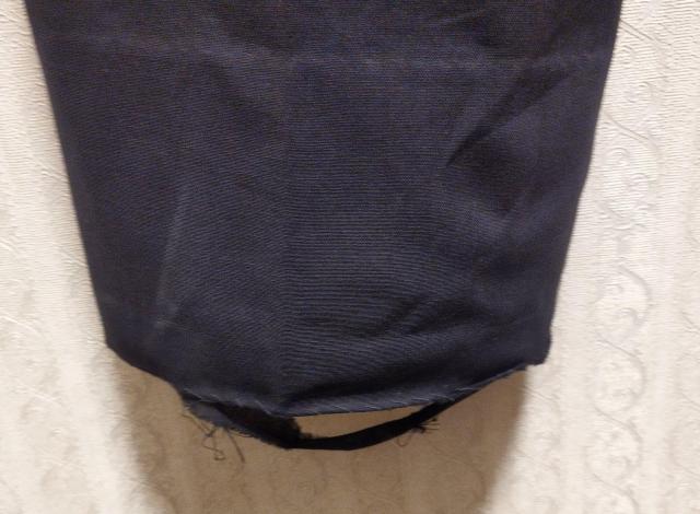 紺 ネイビー サマーウール 薄手 ツータックメンズパンツ ドレスパンツ 難あり < 男性ファッション  紺 ネイビー サマーウール 薄手 ツータックメンズパンツ ドレスパンツ 難あり < 男性ファッションの
