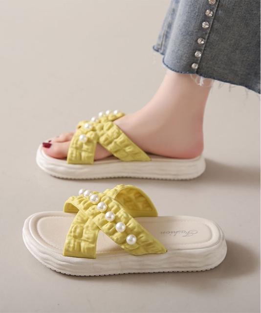 送料無料 新品 クロスベルト厚底サンダルスリッパサンダル < 女性ファッション  送料無料 新品 クロスベルト厚底サンダルスリッパサンダル < 女性ファッションの