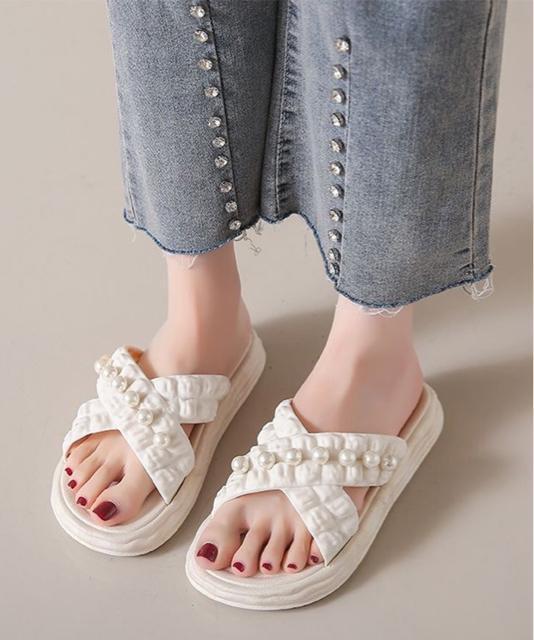 送料無料 新品 クロスベルト厚底サンダルスリッパサンダル < 女性ファッション  送料無料 新品 クロスベルト厚底サンダルスリッパサンダル < 女性ファッションの