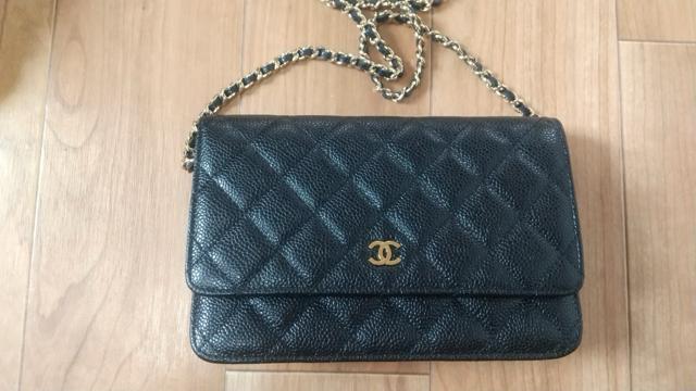 CHANEL シャネル キャビアスキン マトラッセ チェーンウォレット ショルダー < ブランド  CHANEL シャネル キャビアスキン マトラッセ チェーンウォレット ショルダー  < ブランドの