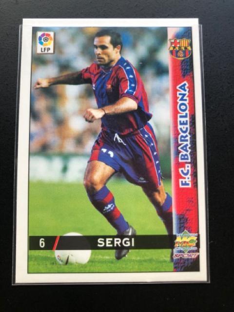 1998MUNDI CROMO/NO-6・FCバルセロナ・セルジ・バルファン < トレーディングカード  1998MUNDI CROMO/NO-6・FCバルセロナ・セルジ・バルファン  < トレーディングカードの