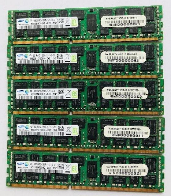 Samsung TX  40GB 8GB 2R~4 PC3-12800R-11-11-E2-D3 ECC PC T[o[   PC{/Ӌ@ 