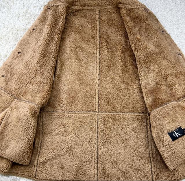 極美品!!! カルバンクライン【至高の肌触り】Calvin Klein ムートンコート XL ボア ファー 毛皮 ロング丈◎ 極暖 < 男性ファッション  極美品!!! カルバンクライン【至高の肌触り】Calvin Klein ムートンコート XL ボア ファー 毛皮 ロング丈◎ 極暖 < 男性ファッションの