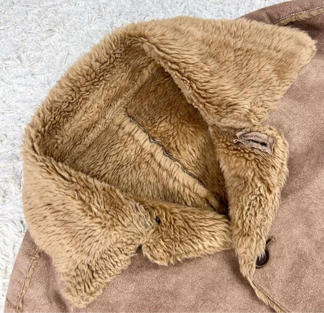 極美品!!! カルバンクライン【至高の肌触り】Calvin Klein ムートンコート XL ボア ファー 毛皮 ロング丈◎ 極暖 < 男性ファッション  極美品!!! カルバンクライン【至高の肌触り】Calvin Klein ムートンコート XL ボア ファー 毛皮 ロング丈◎ 極暖 < 男性ファッションの