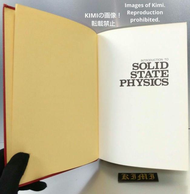 Introduction to Solid State Physics Book 1976 5th EDITION C.KITTE < 本/雑誌 Introduction to Solid State Physics Book 1976 5th EDITION C.KITTE < 本/雑誌の