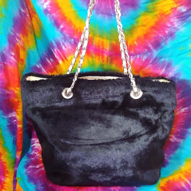 可愛い(*´艸`)&by P&D□起毛ファー&チェーントートバッグ < ブランド  可愛い(*´艸`)&by P&D□起毛ファー&チェーントートバッグ < ブランドの