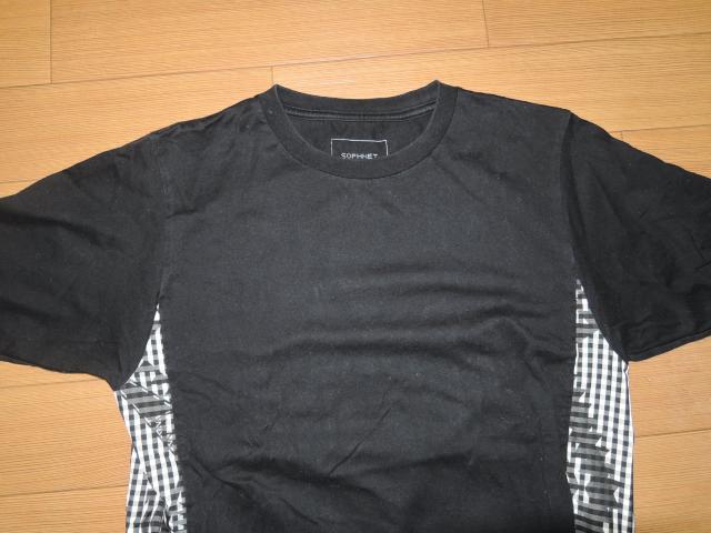 SOPHNET.ソフネット カットソー S黒 ネイティブ柄サイド Tシャツ < ブランド SOPHNET.ソフネット カットソー S黒 ネイティブ柄サイド Tシャツ < ブランドの