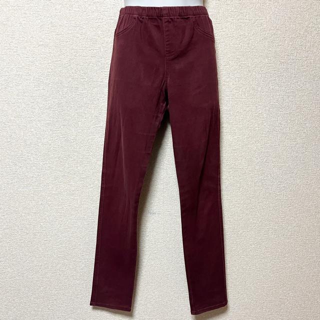 バーガンディカラー☆シンプルレギパン☆パギンス☆ < 女性ファッション バーガンディカラー☆シンプルレギパン☆パギンス☆ < 女性ファッションの