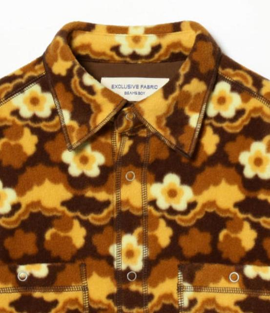 レディース 花柄プリントフリースシャツ < 女性ファッション  レディース 花柄プリントフリースシャツ < 女性ファッションの