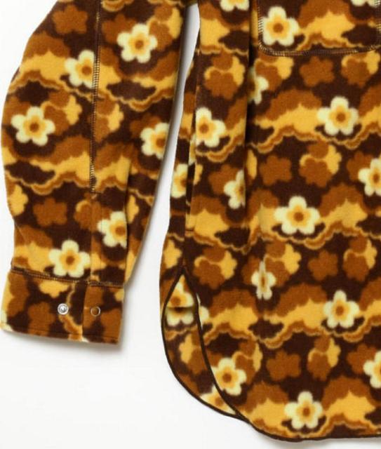 レディース 花柄プリントフリースシャツ < 女性ファッション  レディース 花柄プリントフリースシャツ < 女性ファッションの