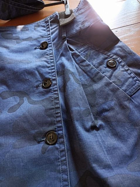 レア希少★HYDROGEN★デニム迷彩柄スカート★カッコイイ素敵★クリーニング済み★ハイドロゲン★ < 女性ファッション レア希少★HYDROGEN★デニム迷彩柄スカート★カッコイイ素敵★クリーニング済み★ハイドロゲン★ < 女性ファッションの