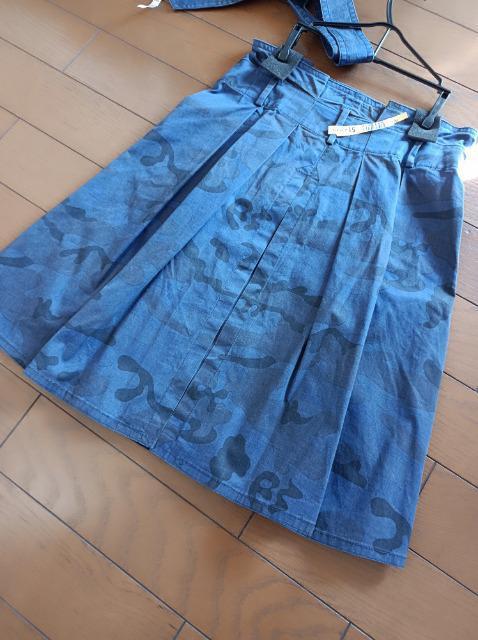 レア希少★HYDROGEN★デニム迷彩柄スカート★カッコイイ素敵★クリーニング済み★ハイドロゲン★ < 女性ファッション レア希少★HYDROGEN★デニム迷彩柄スカート★カッコイイ素敵★クリーニング済み★ハイドロゲン★ < 女性ファッションの