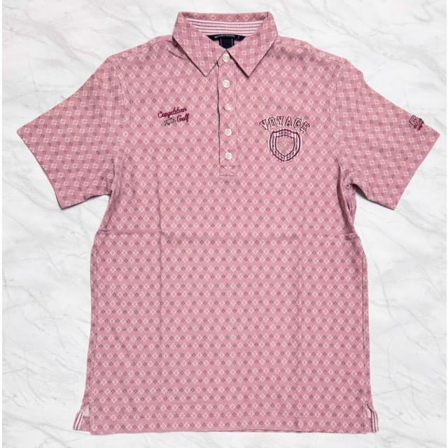 ゾーイZOY メンズポロシャツ ダイヤ ピンク#1 < レジャー/スポーツ ゾーイZOY メンズポロシャツ ダイヤ ピンク#1 < レジャー/スポーツの