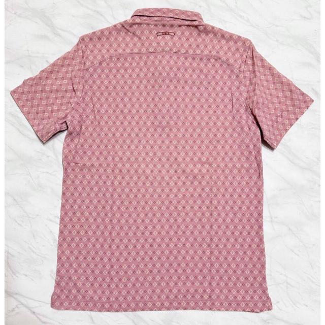 ゾーイZOY メンズポロシャツ ダイヤ ピンク#1 < レジャー/スポーツ ゾーイZOY メンズポロシャツ ダイヤ ピンク#1 < レジャー/スポーツの