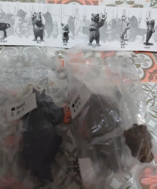 【定形外送料無料】ガチャガチャ○『どうぶつ満員電車』カバ&クマセット < ホビー 【定形外送料無料】ガチャガチャ○『どうぶつ満員電車』カバ&クマセット < ホビーの