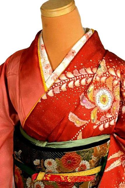 【最高峰】新品同様 辻が花【吉野一廉】甚三紅と深緋色 銀通し地 クリーニング済 訪問着 身丈162cm 裄丈66cm T3574 < 女性ファッション 【最高峰】新品同様 辻が花【吉野一廉】甚三紅と深緋色 銀通し地 クリーニング済 訪問着 身丈162cm 裄丈66cm T3574 < 女性ファッションの