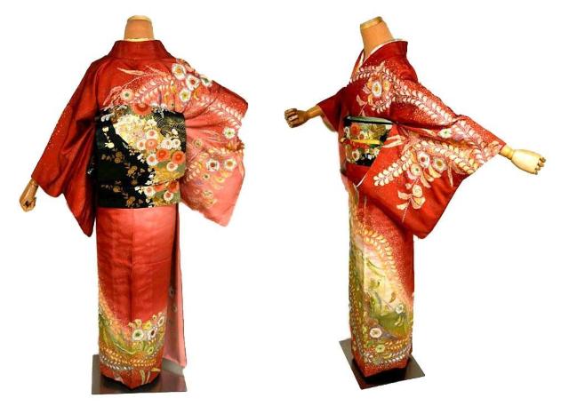 【最高峰】新品同様 辻が花【吉野一廉】甚三紅と深緋色 銀通し地 クリーニング済 訪問着 身丈162cm 裄丈66cm T3574 < 女性ファッション 【最高峰】新品同様 辻が花【吉野一廉】甚三紅と深緋色 銀通し地 クリーニング済 訪問着 身丈162cm 裄丈66cm T3574 < 女性ファッションの