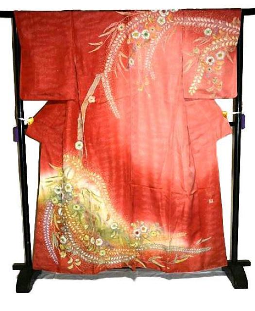 【最高峰】新品同様 辻が花【吉野一廉】甚三紅と深緋色 銀通し地 クリーニング済 訪問着 身丈162cm 裄丈66cm T3574 < 女性ファッション 【最高峰】新品同様 辻が花【吉野一廉】甚三紅と深緋色 銀通し地 クリーニング済 訪問着 身丈162cm 裄丈66cm T3574 < 女性ファッションの