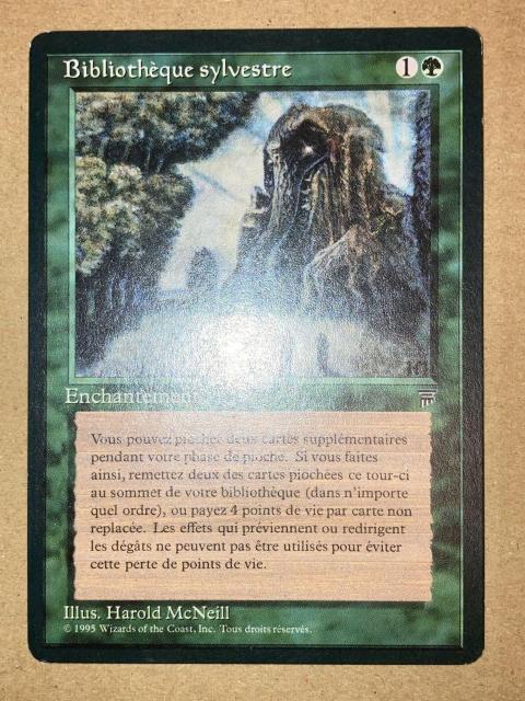 MTG LEG 森の知恵/Sylvan Library イタリア語 1枚 < トレーディングカード MTG LEG 森の知恵/Sylvan Library イタリア語 1枚 < トレーディングカードの
