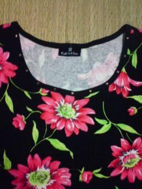 Karl Park Lane花柄Tシャツ キラキラストーンお姉ageha < 女性ファッション  Karl Park Lane花柄Tシャツ キラキラストーンお姉ageha < 女性ファッションの