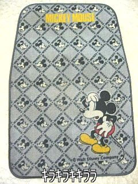 ●ミッキーマウス&ミニーマウス★フロント用フロアーマット<2枚組> < 自動車/バイク ●ミッキーマウス&ミニーマウス★フロント用フロアーマット<2枚組> < 自動車/バイク