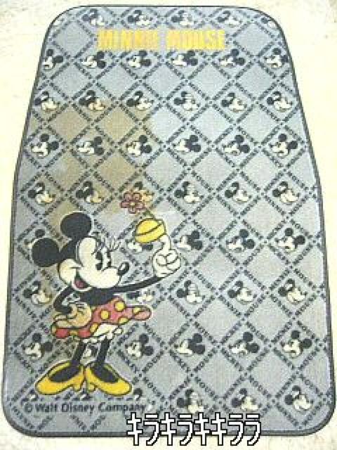 ●ミッキーマウス&ミニーマウス★フロント用フロアーマット<2枚組> < 自動車/バイク ●ミッキーマウス&ミニーマウス★フロント用フロアーマット<2枚組> < 自動車/バイク