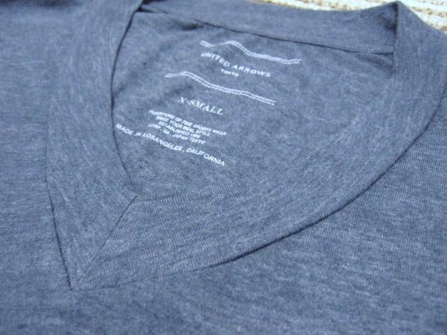 □ユナイテッドアローズ Vネック ロンク ゛Tシャツ/メンズ・XS☆新品 < ブランド □ユナイテッドアローズ Vネック ロンク ゛Tシャツ/メンズ・XS☆新品 < ブランドの