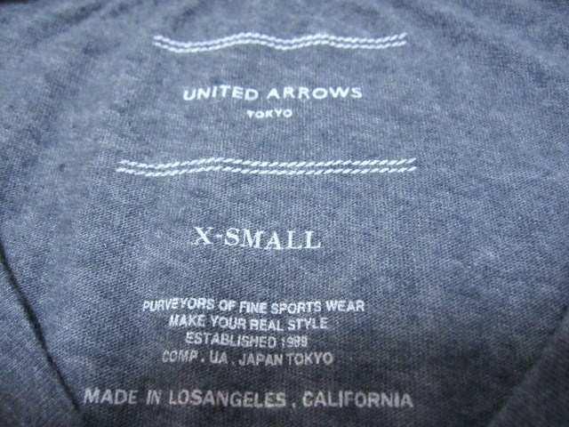 □ユナイテッドアローズ Vネック ロンク ゛Tシャツ/メンズ・XS☆新品 < ブランド □ユナイテッドアローズ Vネック ロンク ゛Tシャツ/メンズ・XS☆新品 < ブランドの
