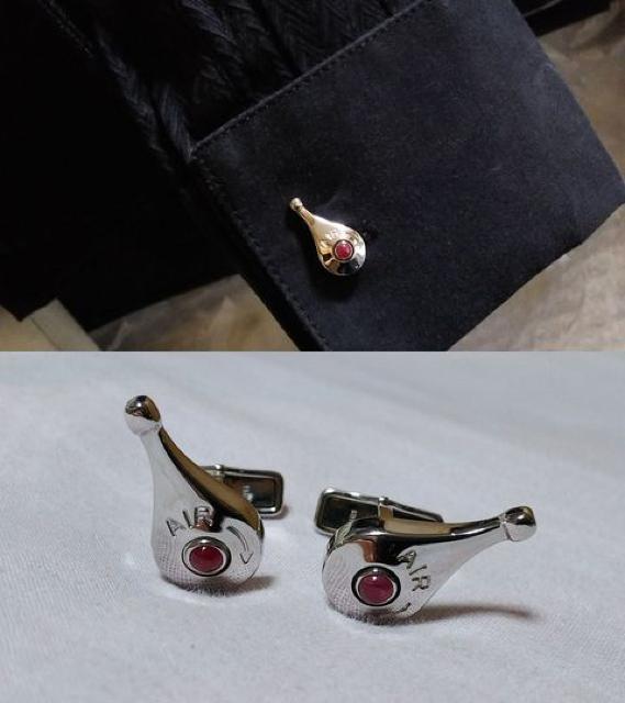 正規 アルフレッドダンヒル レッド×シルバー925 オーバルAIRバルブカフス  可動ボタン < ブランド  正規 アルフレッドダンヒル レッド×シルバー925 オーバルAIRバルブカフス  可動ボタン < ブランドの