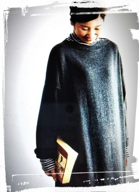 *肌触り優しいコットンニット ゆるりワンピース*新品 チャコールグレー < 女性ファッション *肌触り優しいコットンニット ゆるりワンピース*新品 チャコールグレー < 女性ファッションの