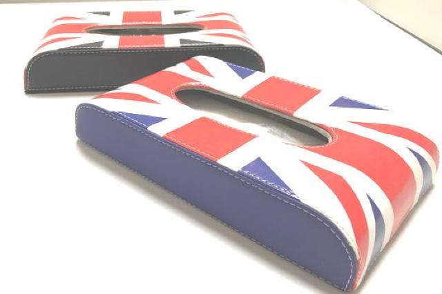 汎用ユニオンジャック柄ティッシュボックス ケース  < 自動車/バイク 汎用ユニオンジャック柄ティッシュボックス ケース  < 自動車/バイク