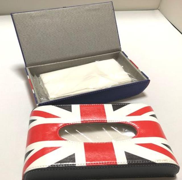 汎用ユニオンジャック柄ティッシュボックス ケース  < 自動車/バイク 汎用ユニオンジャック柄ティッシュボックス ケース  < 自動車/バイク