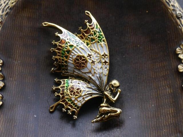 新品アンティーク調ゴシック妖精フェアリーブローチ  < 女性アクセサリー/時計  新品アンティーク調ゴシック妖精フェアリーブローチ   < 女性アクセサリー/時計の