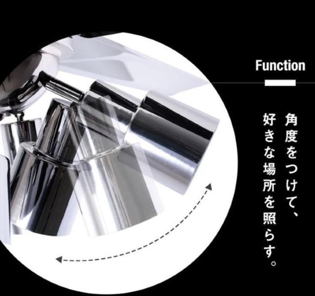 シーリングファンライト メタリック スタイリッシュ 照明 4灯 LED エアコン リモコン付き < 家電/AV  シーリングファンライト メタリック スタイリッシュ 照明 4灯 LED エアコン リモコン付き < 家電/AVの