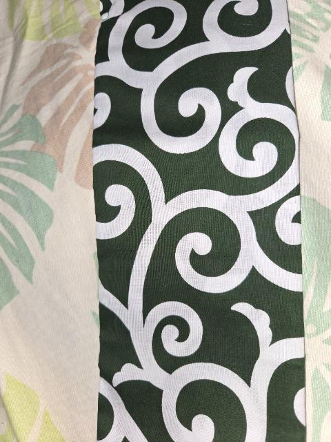 ★新品緑×白唐草模様大柄リコーダー入れ巾着袋 < キッズ/ベビー  ★新品緑×白唐草模様大柄リコーダー入れ巾着袋 < キッズ/ベビーの