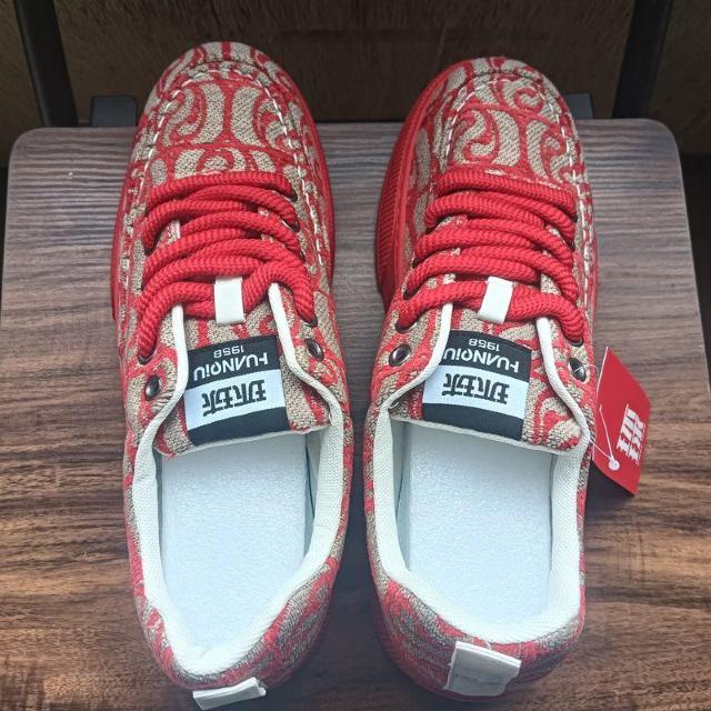 新品 27cm 27.5cm メンズ スニーカー レッド シューズ 靴 44 < 男性ファッション  新品 27cm 27.5cm メンズ スニーカー レッド シューズ 靴 44 < 男性ファッションの