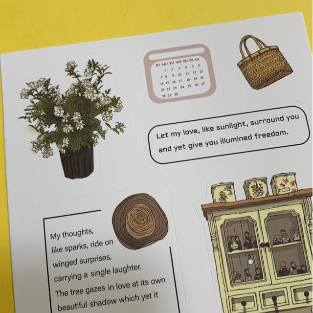 シール ハガキサイズ1枚 < インテリア/ライフ  シール ハガキサイズ1枚 < インテリア/ライフの