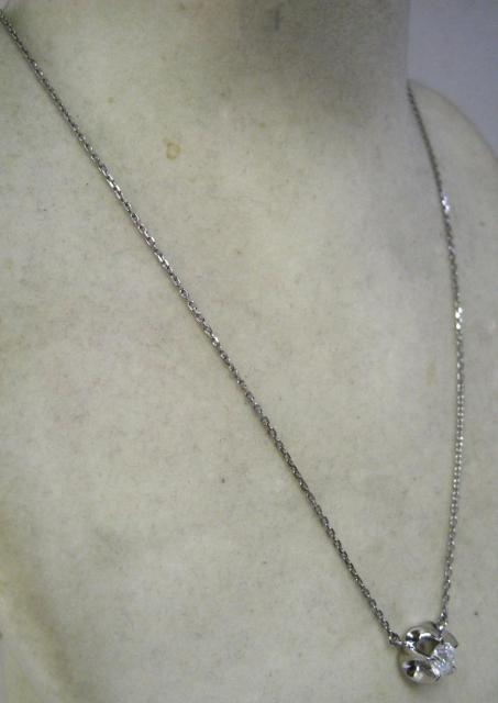 �ɔ��i Pt�v���`�i �`�F�[�� �l�b�N���X Pt900 �_�C���v�` 0.97ct �� �����A�N�Z�T���[/���v�� 