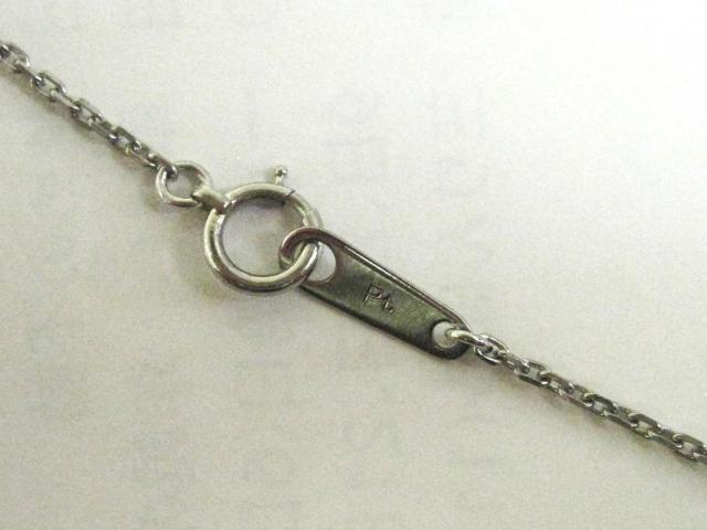 �ɔ��i Pt�v���`�i �`�F�[�� �l�b�N���X Pt900 �_�C���v�` 0.97ct �� �����A�N�Z�T���[/���v�� 