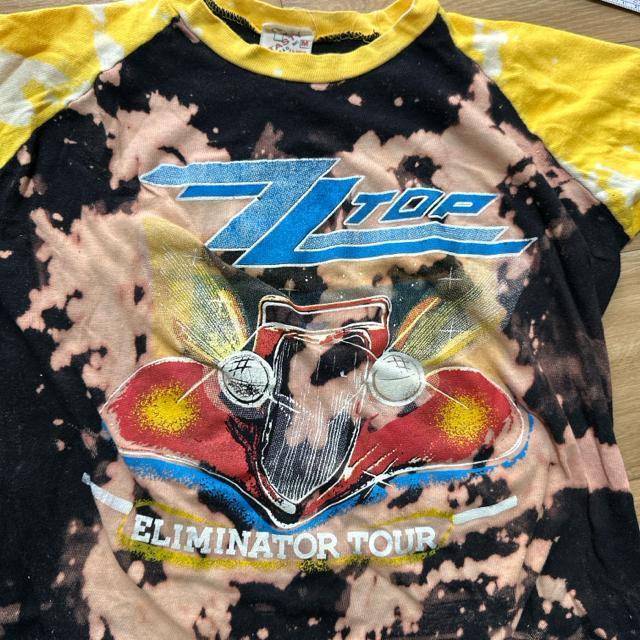 ZZ Top ELIMINATOR TOUR Tパキスタン綿ブリーチパターン < 男性ファッション ZZ Top ELIMINATOR TOUR Tパキスタン綿ブリーチパターン < 男性ファッションの