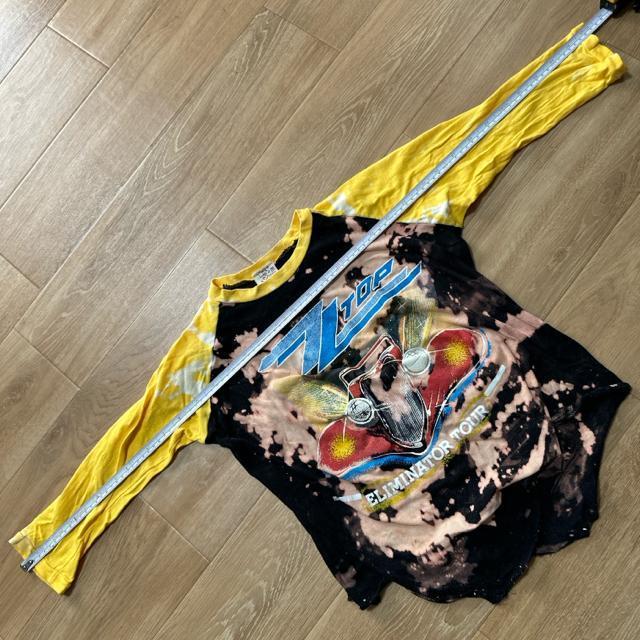 ZZ Top ELIMINATOR TOUR Tパキスタン綿ブリーチパターン < 男性ファッション ZZ Top ELIMINATOR TOUR Tパキスタン綿ブリーチパターン < 男性ファッションの