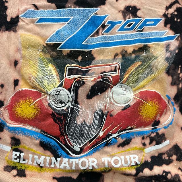 ZZ Top ELIMINATOR TOUR Tパキスタン綿ブリーチパターン < 男性ファッション ZZ Top ELIMINATOR TOUR Tパキスタン綿ブリーチパターン < 男性ファッションの