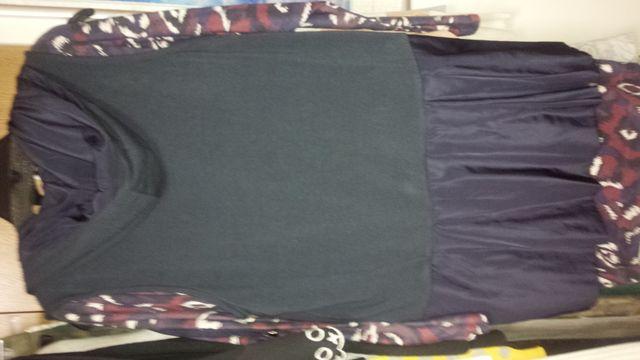 ネイビー フードパーカーベスト 丈長 チュニック丈 異素材M < 女性ファッション  ネイビー フードパーカーベスト 丈長 チュニック丈 異素材M < 女性ファッションの