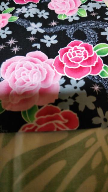 ★処分品★黒×バラレースラメ入柄ナナメ掛巾着袋 < キッズ/ベビー  ★処分品★黒×バラレースラメ入柄ナナメ掛巾着袋 < キッズ/ベビーの