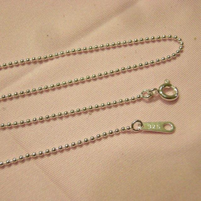 細めボールチェーンネックレス 60cm 1.2mm玉 Silver925 < 女性アクセサリー/時計 細めボールチェーンネックレス 60cm 1.2mm玉 Silver925 < 女性アクセサリー/時計の