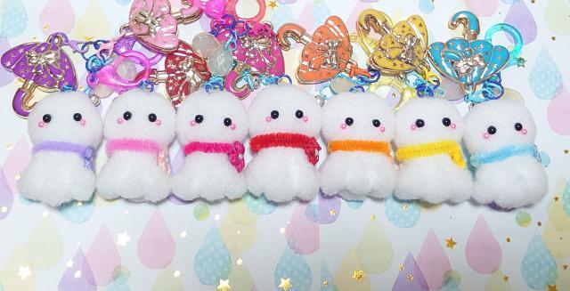 ハンドメイド♪『天気になぁ〜れ☆虹色ポンポンてるてる坊主』赤色 < ペット/手芸/園芸  ハンドメイド♪『天気になぁ〜れ☆虹色ポンポンてるてる坊主』赤色 < ペット/手芸/園芸の