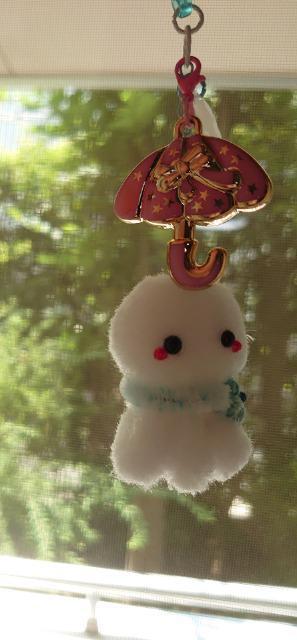 ハンドメイド♪『天気になぁ〜れ☆虹色ポンポンてるてる坊主』赤色 < ペット/手芸/園芸  ハンドメイド♪『天気になぁ〜れ☆虹色ポンポンてるてる坊主』赤色 < ペット/手芸/園芸の