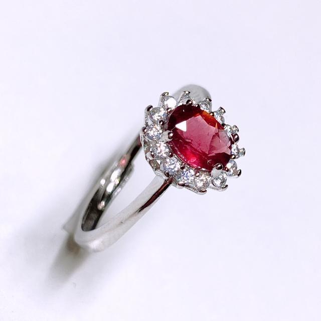 大粒1ct 宝石質ロードライトガーネット フリーサイズリング < 女性アクセサリー/時計  大粒1ct 宝石質ロードライトガーネット フリーサイズリング < 女性アクセサリー/時計の