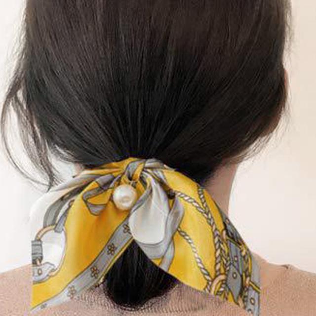 送料無料 新品 スカーフ シュシュ ヘアゴム 蝶結び リボン ヘアアクセサリー < 女性アクセサリー/時計  送料無料 新品 スカーフ シュシュ ヘアゴム 蝶結び リボン ヘアアクセサリー < 女性アクセサリー/時計の